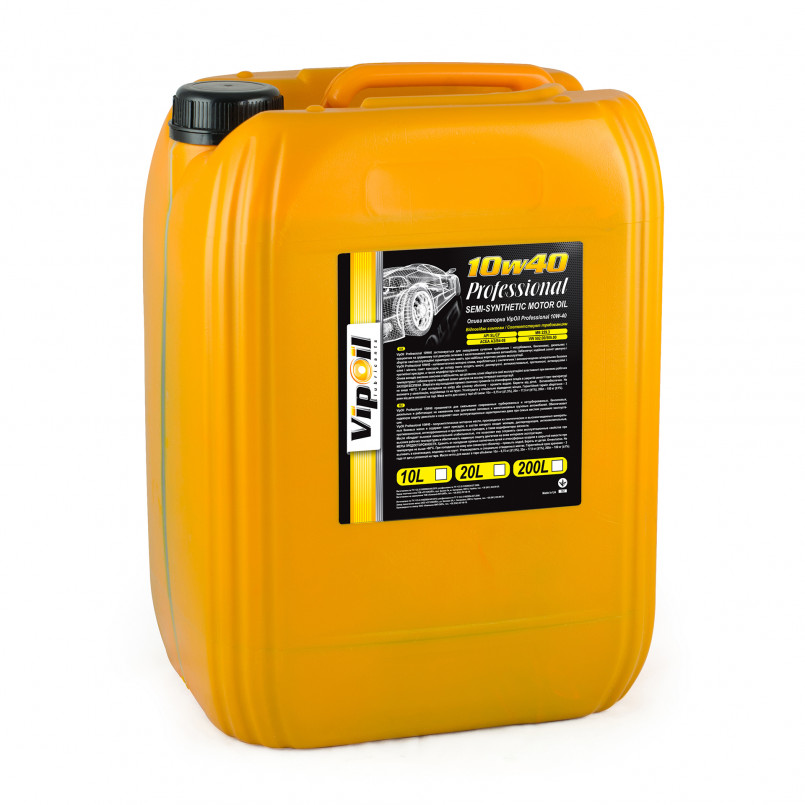 Олива моторна VipOil Professional 10W40 SL/CF, 20л